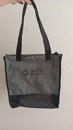 Пляжная сумка Sand&Beach Серый (сумка для песочницы с сетчатым дном (912221)
