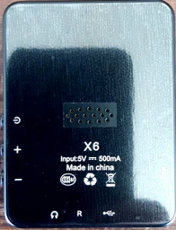 MP3 плеер JNN X6 Max Bluetooth Hi-Fi 4Gb с внешним динамиком