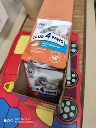 Вологий корм для кішок Club 4 Paws Premium Плюс з лососем в желе, 85 г фото від покупців 13