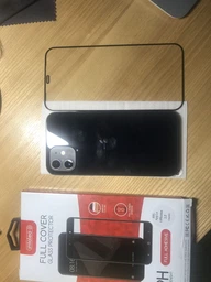 Захисне скло для смартфона Apple iPhone 12/12 Pro Intaleo 9H 3D Black (1283126506406)