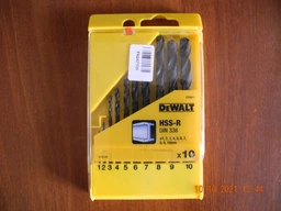 Набір свердел DeWalt HSS-R для металу 10 шт. (DT5911) фото от покупателей 4