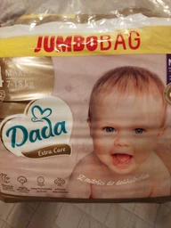 Підгузки дитячі Dada 4 extra care Jumbo Bag (7-16 кг) 80 штук підгузники памперси преміум для дітей фото від покупців 11