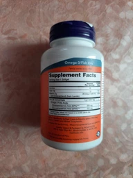 Омега з Вітаміном Д3 NOW Foods Tri-3D Omega-3 90 гелевих капсул