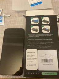 Защитное стекло для смартфона Apple iPhone 13 Pro Max BeCover Black (BC_706664) фото от покупателей 5
