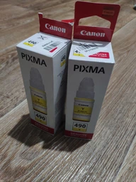 Чернила Canon GI-490 Pixma G1400/G2400/G3400 70 мл Yellow (0666C001) фото от покупателей 2