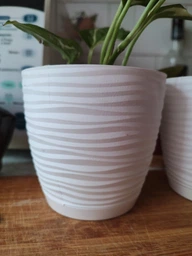 Горщик для квітів Form-Plastic Цукру Петіт круглий з підставкою 2,4 л 17 х 15 см Марсала