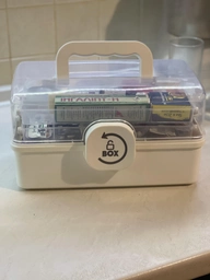 Аптечка-органайзер для лекарств MVM PC-16 размер S пластиковая Белая (PC-16 S WHITE) фото от покупателей 4