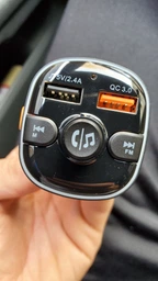 FM-модулятор + автомобільний зарядний пристрій Gelius Play GP-FMT050s PD30W / QC3,0, Blue фото від покупців 2