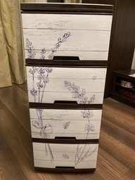 Комод Алеана Лаванда серая пластик 95,5х39,5х46,5 см