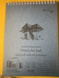 Альбом для акварели на спирали Smiltainis Authentic А5 280 г/м2 20 листов (4770644585718) фото от покупателей 2