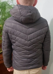 Куртка демисезонная с капюшоном мужская Colin's CL1021308INV S Синяя (CL1021308INV_S) фото от покупателей 4