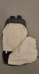 Зимний Конверт Футмуф Чехол на овчине в коляску Z&D Thermo (Black) фото от покупателей 18