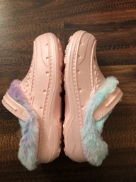 Детские кроксы-сабо утепленные для девочки Coqui Husky 9751 26/27 Candy pink/Rainbow (8595662632390) фото от покупателей 1