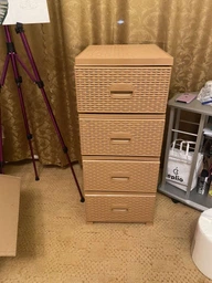 Комод VIOLET HOUSE Ротанг Antracite 38х45х90 (0357)