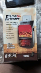 Портативный обогреватель FLAME HEATER 900 Вт с имитацией камина дуйка тепловентилятор с пультом и регулировкой температуры (D-2019090565) фото от покупателей 2