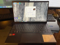 Ноутбук ASUS ZenBook 14 UM425QA-KI080 (90NB0TV1-M02230) Pine Grey / AMD Ryzen 7 5800H / RAM 16 ГБ / SSD 512 ГБ