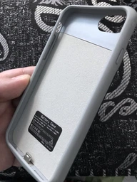 Чехол зарядка iBattery для iPhone 6/6s/7/8 6000 mAh black фото от покупателей 3