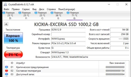 SSD диск KIOXIA EXCERIA 500GB NVMe M.2 2280 PCIe 3.0 x4 TLC (LRC10Z500GG8) фото от покупателей 11