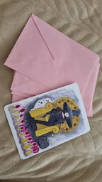 Конверт Cardsforsoul С6 рожевий