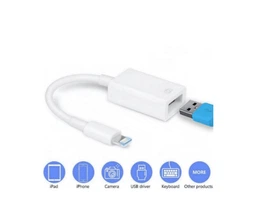 Перехідник для iPhone на адаптер USB для iPad кабель для підключення камери Apple Lightning USB Camera PAVLYSH (PA-35) фото від покупців 3