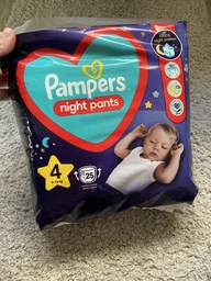 Подгузники-трусики ночные Pampers Night Pants Размер 4 (9-15 кг) 104 шт (8006530320559)