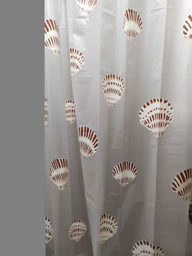 Шторка - фіранка для ванної Spirella Shell 180x200 Peva Бiла (10.15239) фото от покупателей 2