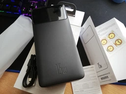Повербанк Baseus портативна батарея (10000mAh, 15W 2xUSB) - Чорний