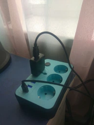 Сітковий фільтр XOKO SP-3-3-1, 2 м, 3 EU розетки, 1 міжнародна розетка, 3 USB сірий