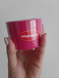 Кінезіо тейп спортивный Mighty-X 5 см х 5 м Рожевий Кінезіотейп - The Best USA Kinesiology Tape фото від покупців 15
