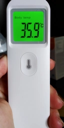 Безконтактний інфрачервоний термометр HOCO YQ-01MD фото від покупців 1