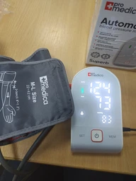 Автоматичний тонометр ProMedica Superb, індикатор аритмії, манжета 22-45 см, кабель Type-C, адаптер фото від покупців 1