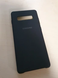 Силиконовый чехол накладка Protective Silicone Cover Samsung Galaxy S10 Plus + EF-PG975 black