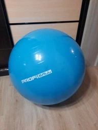 Дитячий м'яч для фітнесу (фітбол) 65 см (глянець, в пакеті) Profi (MS 0382) Блакитний