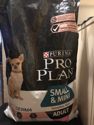 Сухий корм для собак малих порід Purina Pro Plan Пуріна Проплан з лососем 3 кг (7613035114890) фото от покупателей 1