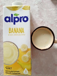 Напиток соевый Alpro Банан 1 л (5411188116905) фото от покупателей 7