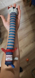 Іграшка для собак GiGwi Кіт з хрусткою шиєю та пискавкою Crunchy 28 см (75046Collar) фото від покупців 3