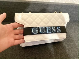 Сумка жіноча Guess Illy Convertible 79703 Пудрова (H2000029656828) фото від покупців 14