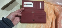 Кошелек женский кожаный для карточек Laras K10a0001gin Рыжий (ROZ6400175023) фото от покупателей 2