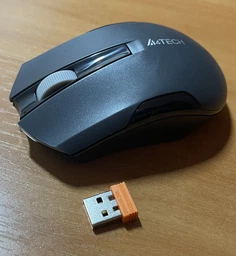 Мышь A4Tech G3-200N,USB,V-Track,1000dpi (Black+Red) беспроводная фото от покупателей 3