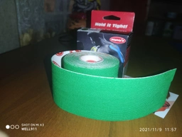 Кинезио Тейп з США (Kinesio Tape) - 5 см х 5 м Зелений Кинезиотейп - The Best USA Kinesiology Tape фото від покупців 14