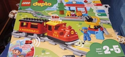 Конструктор LEGO DUPLO Town Поїзд на паровій тязі 59 деталей (10874) (5702016117264) фото від покупців 15