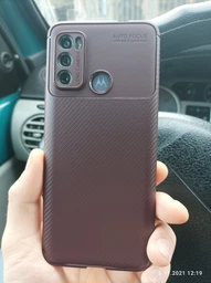 Захисний чохол Deexe Fusion для Motorola Moto G60 - Brown фото від покупців 1