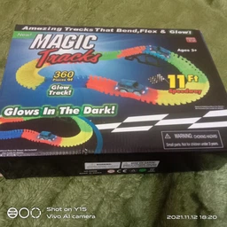 Гоночна траса Magic Tracks 360 деталей на 2 машинки, міст, декор та перехрестя фото від покупців 1