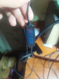 Держатель на прищепке с Led подсветкой Professional Live Stream для селфи съемок 24 диода Черный фото от покупателей 7