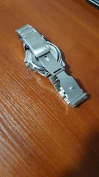 Мужские часы Skmei 0992 S Robby Steel Серебристые с белым циферблатом фото от покупателей 2