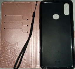 Чехол Vintage для Samsung A10s 2019 / A107F книжка с визитницей кожа PU фиолетовый фото от покупателей 1