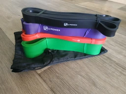 Набір для спорту петлі для підтягувань U-Powex PRO із 4 петель гумки для фітнесу + спортивні рукавички U-Powex (1609214201) фото від покупців 5