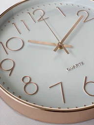 Настінний годинник безшумний Losso Premium Gold CW-30 - Білий фото від покупців 7