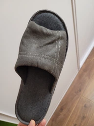 Мужские домашние тапочки с открытым носком FX shoes Дорис 18047 44-45 Синие с серым (2820000009708) фото от покупателей 6