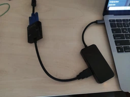 Адаптер STLab HDMI - VGA эмулятор монитора без дополнительных кабелей Белый (U-990 Pro BTC white)